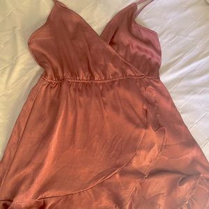 Satin mini dress